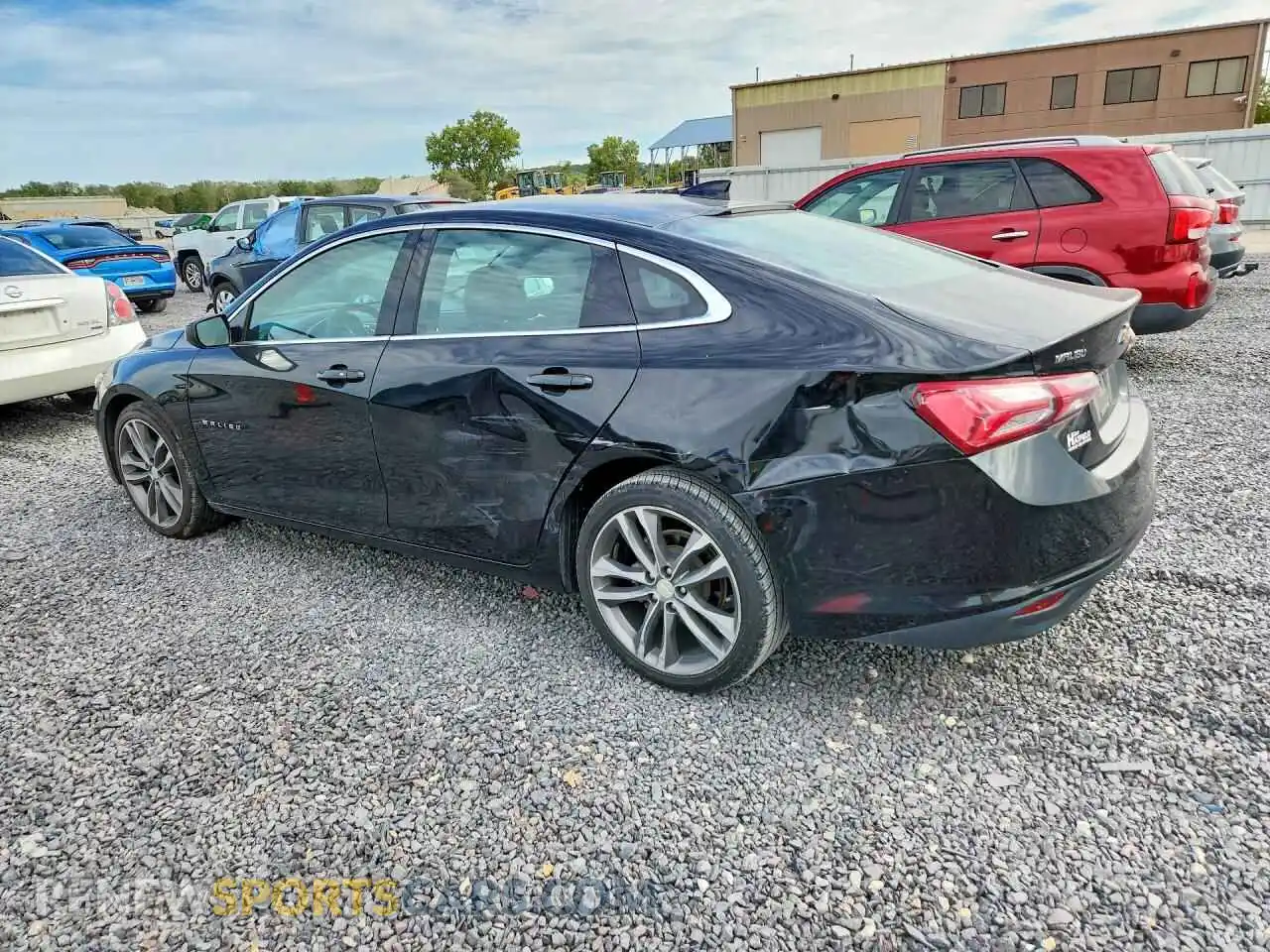 2 Photograph of a damaged car 1G1ZD5ST8MF060751 CHEVROLET MALIBU 2021