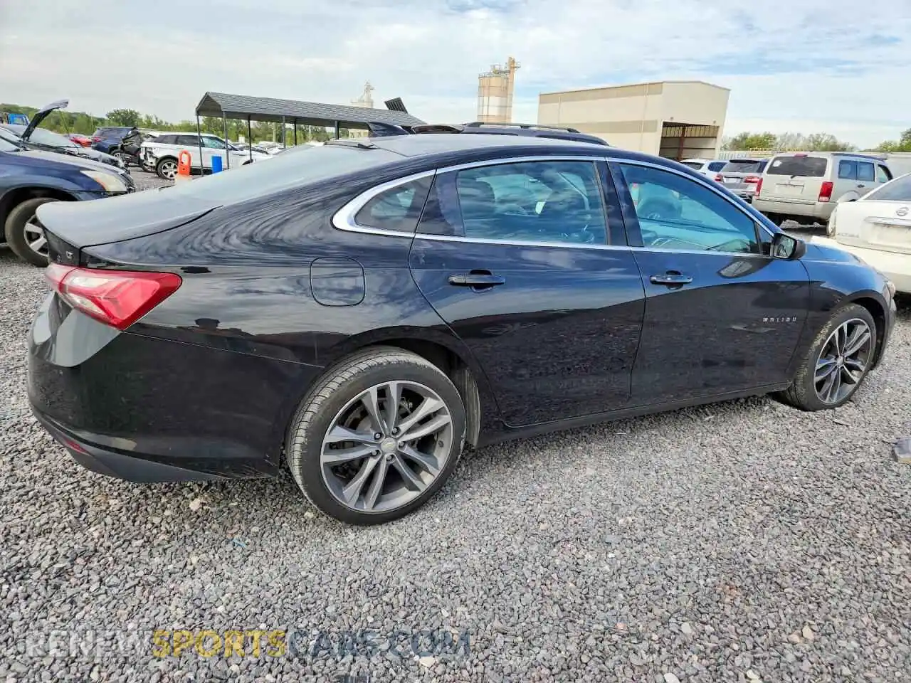3 Photograph of a damaged car 1G1ZD5ST8MF060751 CHEVROLET MALIBU 2021