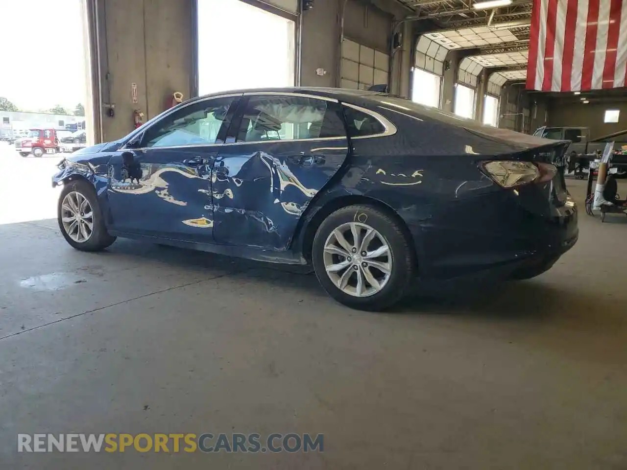 2 Photograph of a damaged car 1G1ZD5ST8MF063519 CHEVROLET MALIBU 2021