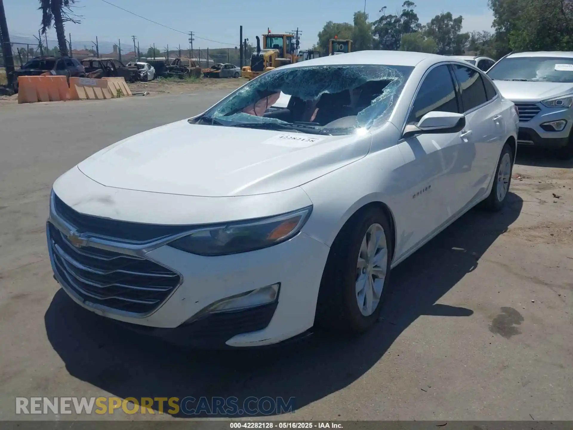 2 Photograph of a damaged car 1G1ZD5ST8MF065609 CHEVROLET MALIBU 2021