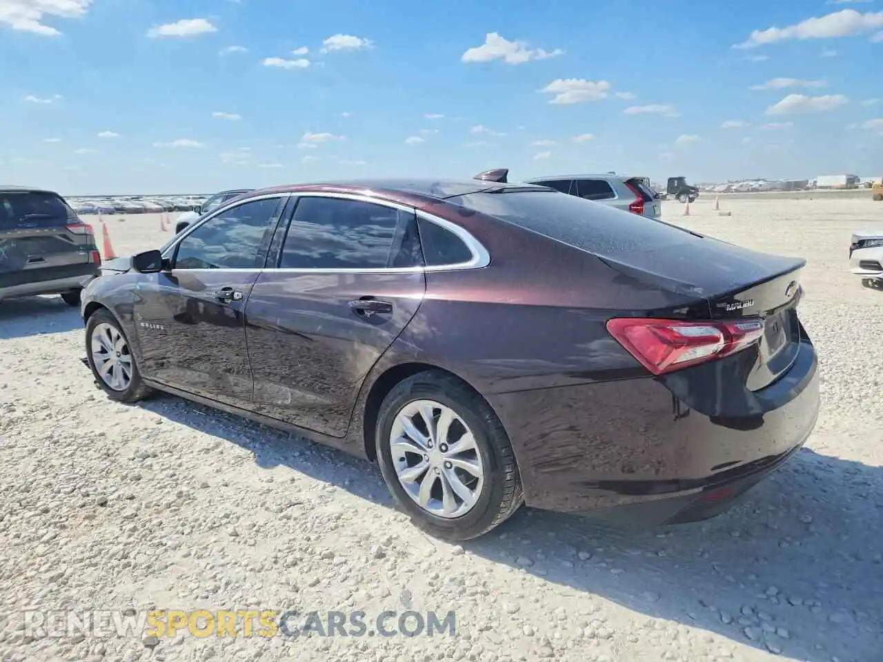 2 Photograph of a damaged car 1G1ZD5ST8MF067523 CHEVROLET MALIBU 2021