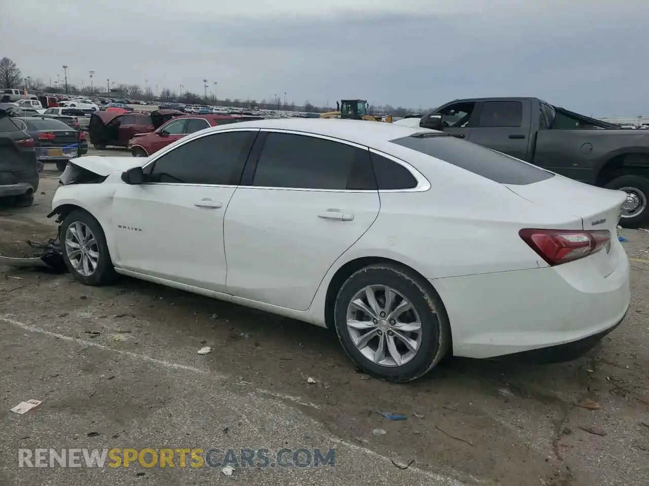 2 Photograph of a damaged car 1G1ZD5ST8MF070812 CHEVROLET MALIBU 2021