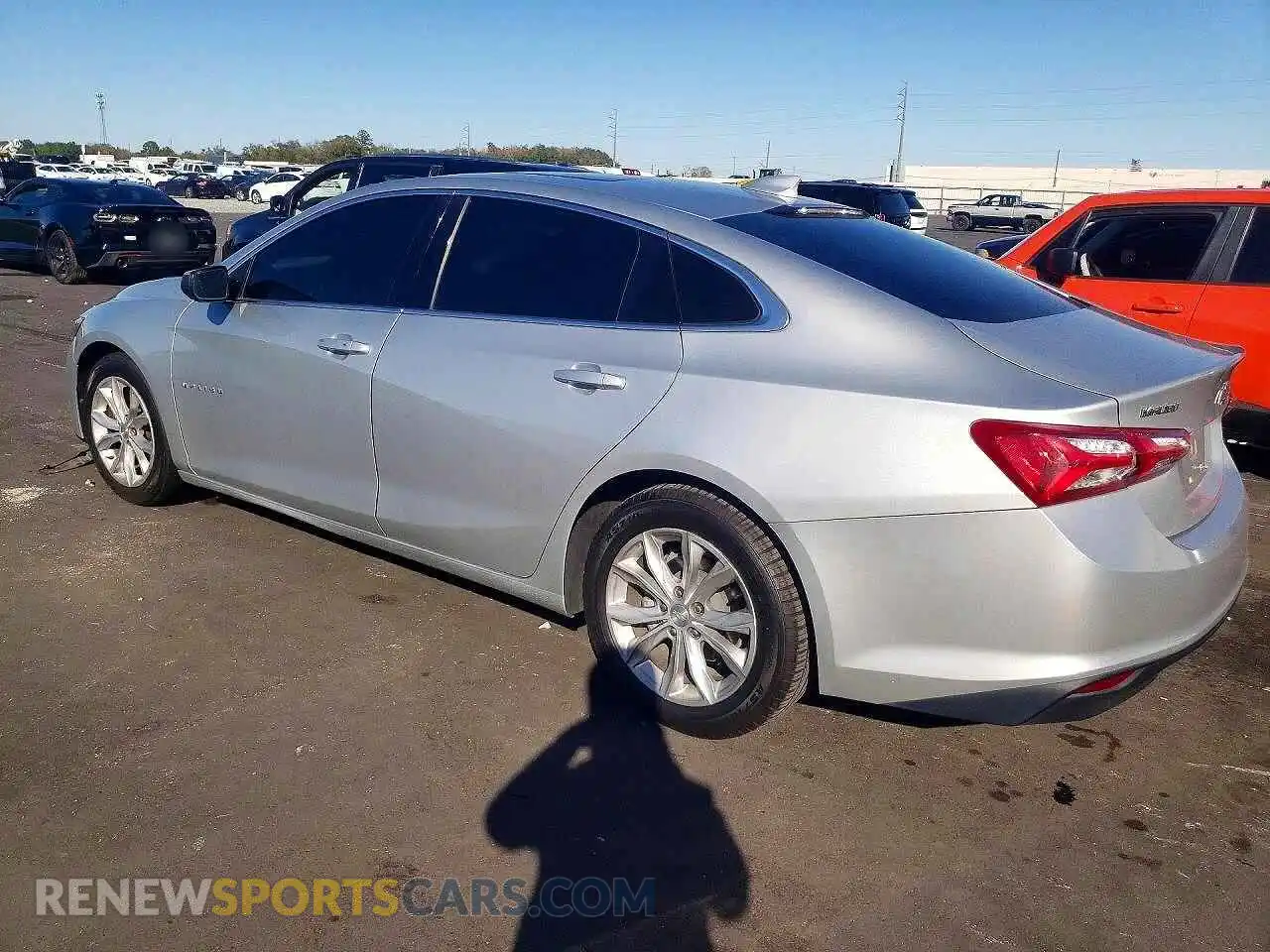 2 Photograph of a damaged car 1G1ZD5ST8MF075265 CHEVROLET MALIBU 2021