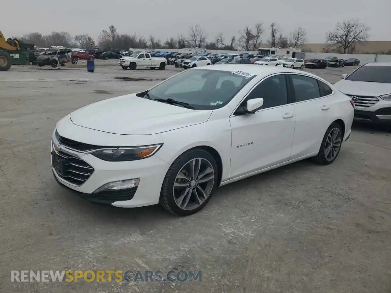 1 Photograph of a damaged car 1G1ZD5ST8MF077341 CHEVROLET MALIBU 2021