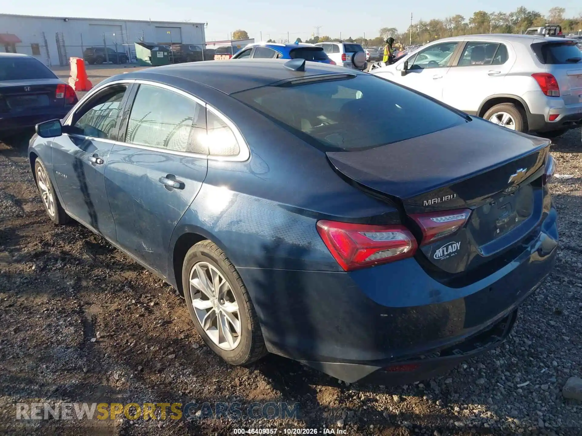 3 Photograph of a damaged car 1G1ZD5ST8MF085973 CHEVROLET MALIBU 2021
