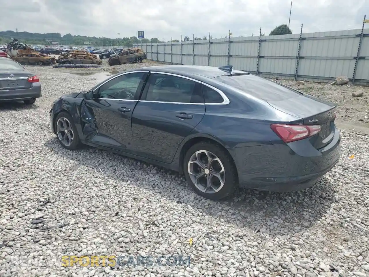 2 Photograph of a damaged car 1G1ZD5ST9MF005578 CHEVROLET MALIBU 2021