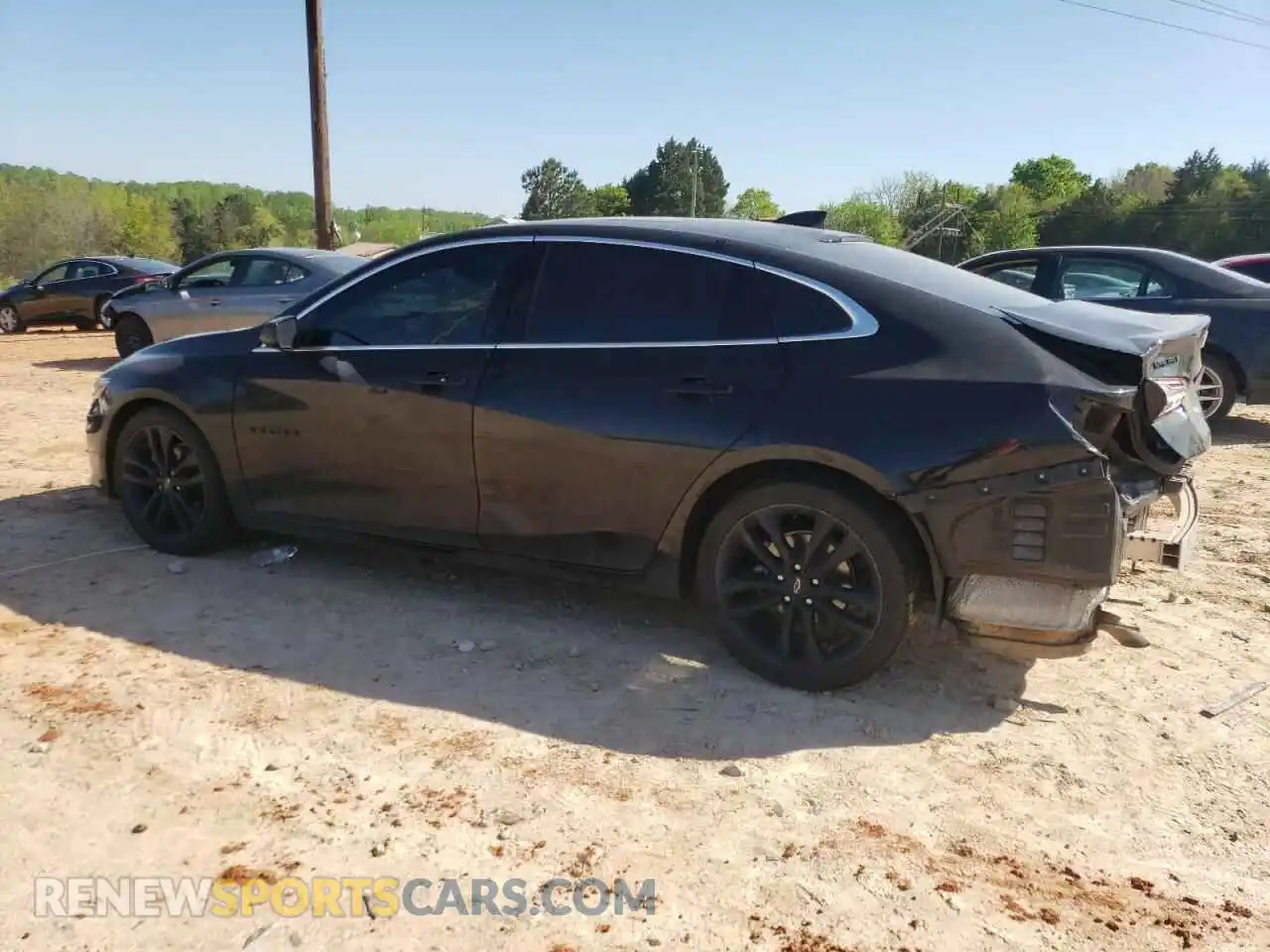 2 Photograph of a damaged car 1G1ZD5ST9MF014104 CHEVROLET MALIBU 2021