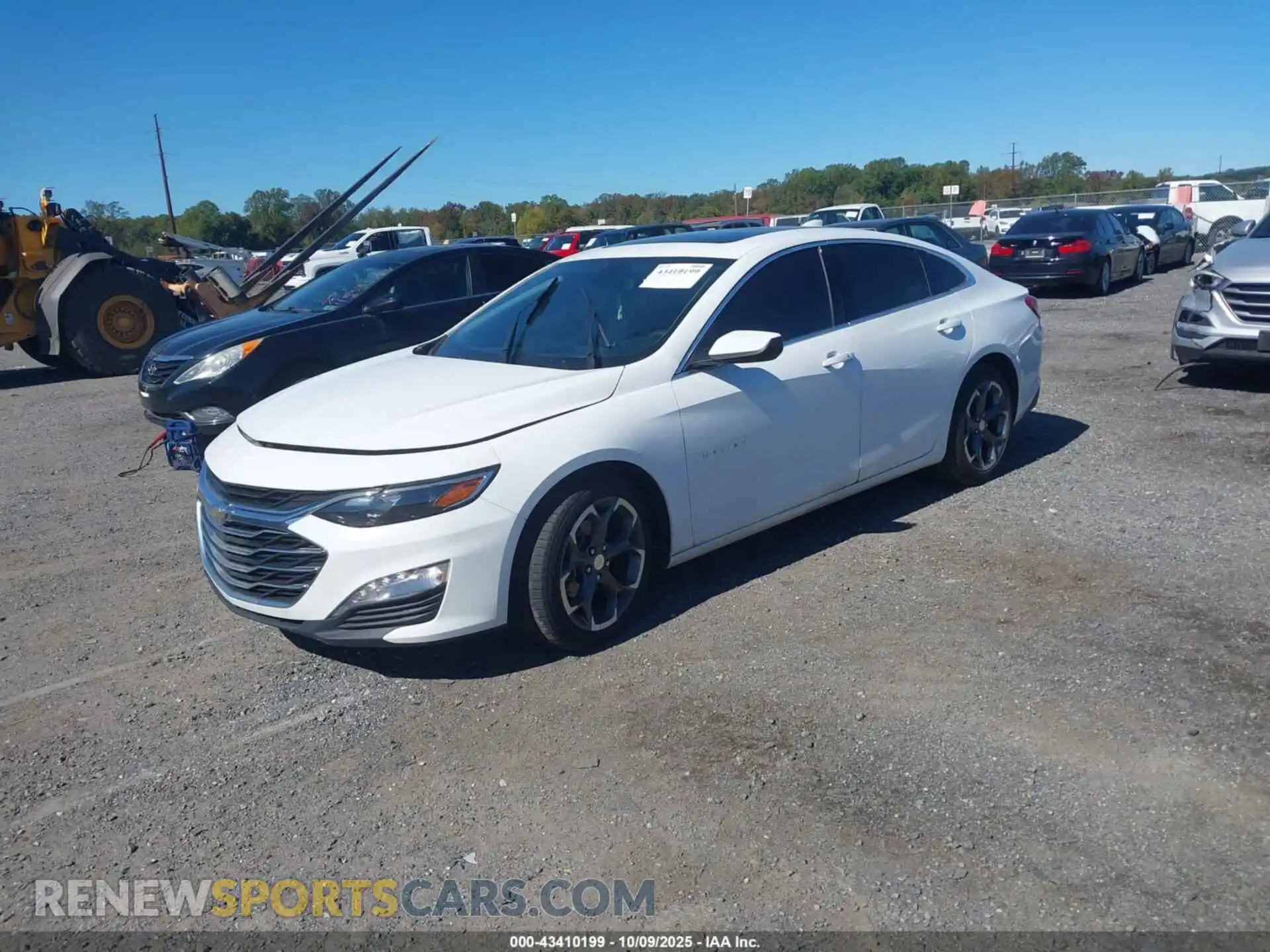 2 Photograph of a damaged car 1G1ZD5ST9MF024177 CHEVROLET MALIBU 2021
