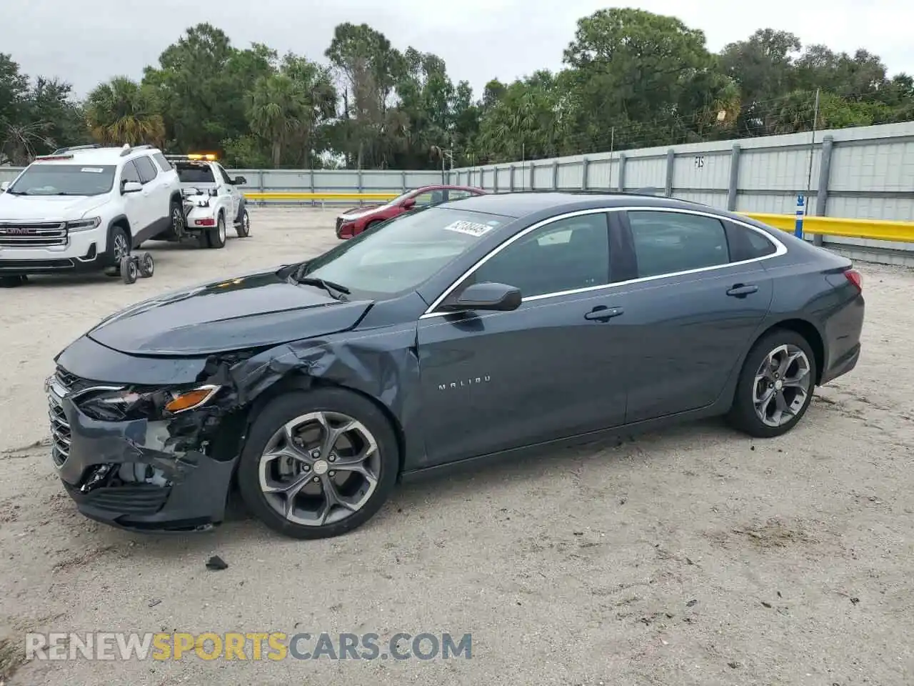 1 Photograph of a damaged car 1G1ZD5ST9MF025376 CHEVROLET MALIBU 2021
