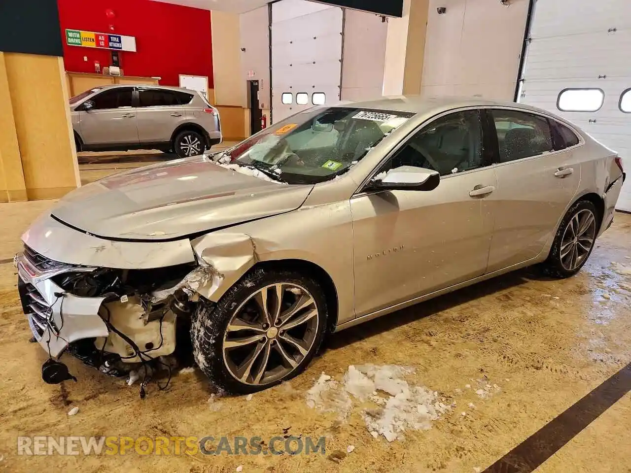 1 Фотография поврежденного автомобиля 1G1ZD5ST9MF026561 CHEVROLET MALIBU 2021