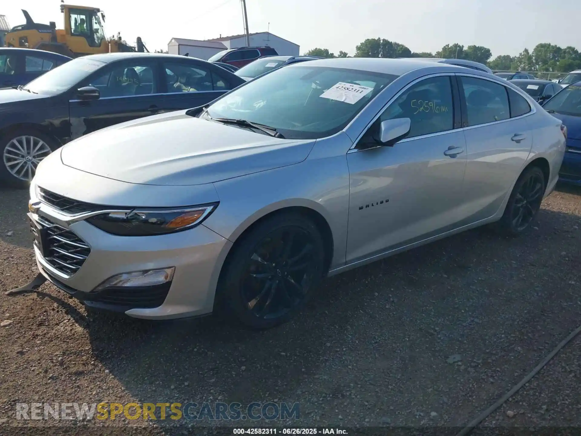 2 Photograph of a damaged car 1G1ZD5ST9MF033123 CHEVROLET MALIBU 2021
