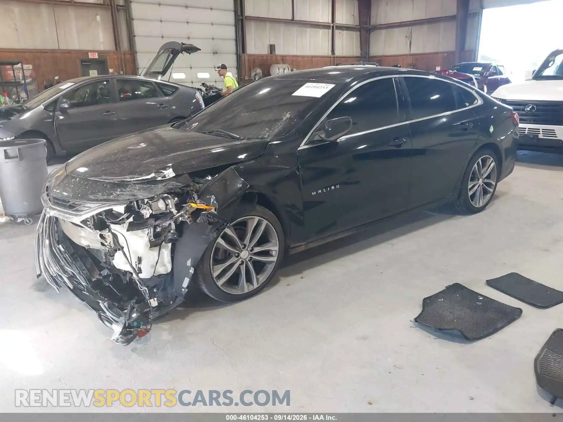 2 Photograph of a damaged car 1G1ZD5ST9MF033963 CHEVROLET MALIBU 2021