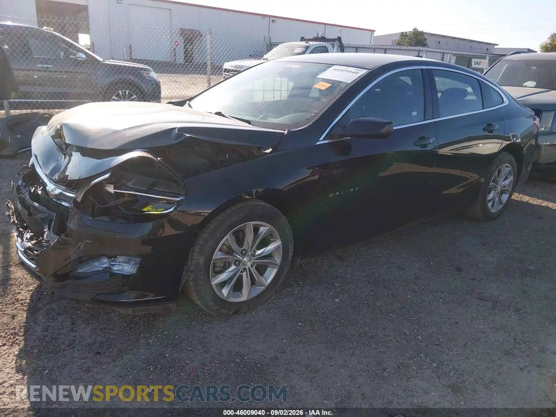 2 Photograph of a damaged car 1G1ZD5ST9MF036409 CHEVROLET MALIBU 2021