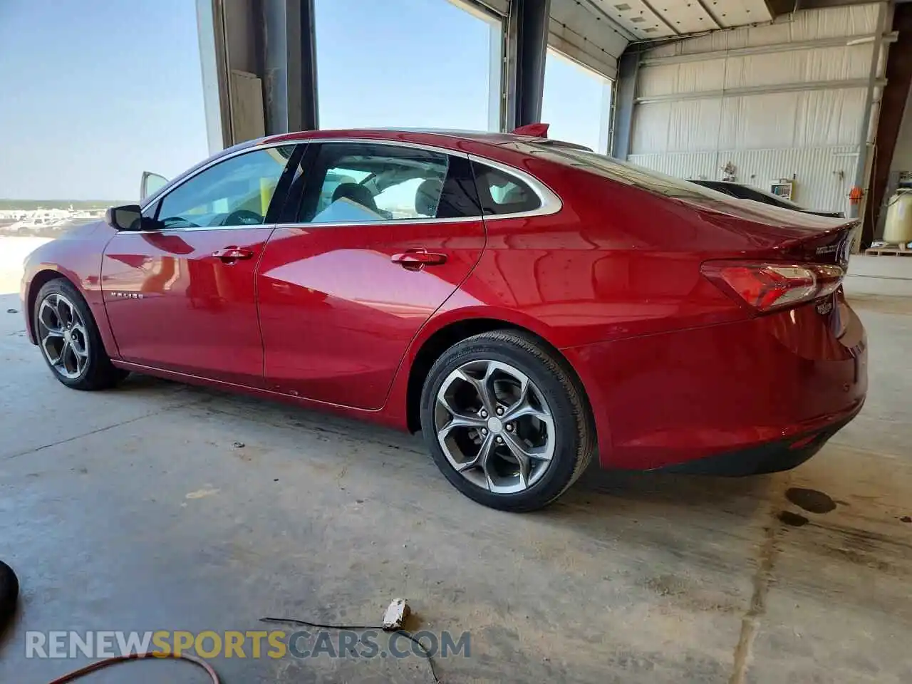2 Photograph of a damaged car 1G1ZD5ST9MF047376 CHEVROLET MALIBU 2021