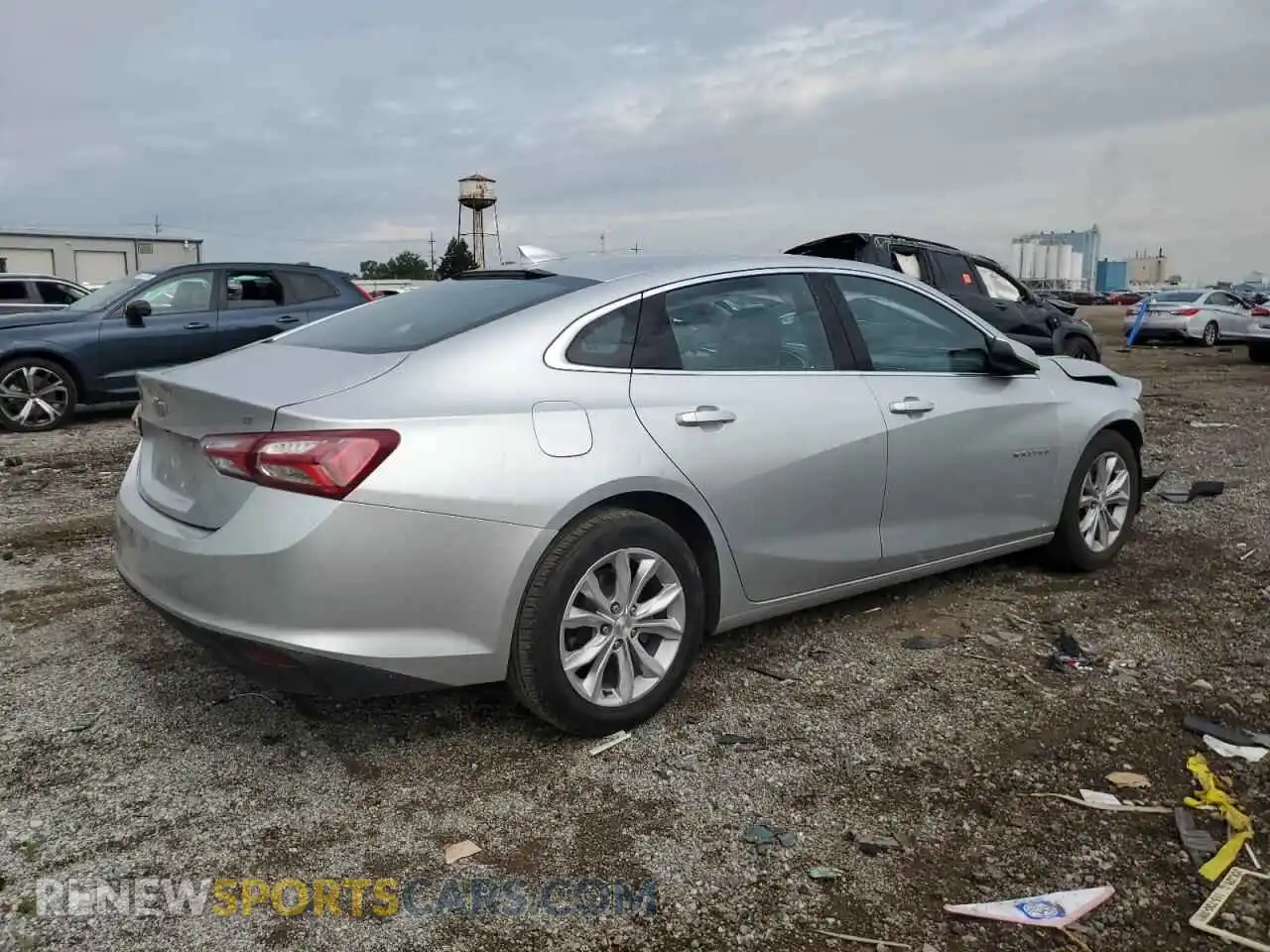 3 Фотография поврежденного автомобиля 1G1ZD5ST9MF065201 CHEVROLET MALIBU 2021