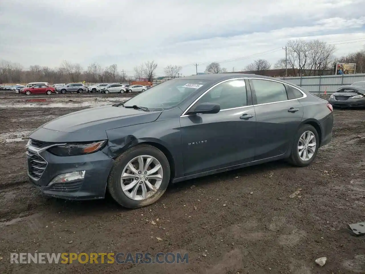 1 Photograph of a damaged car 1G1ZD5ST9MF069555 CHEVROLET MALIBU 2021