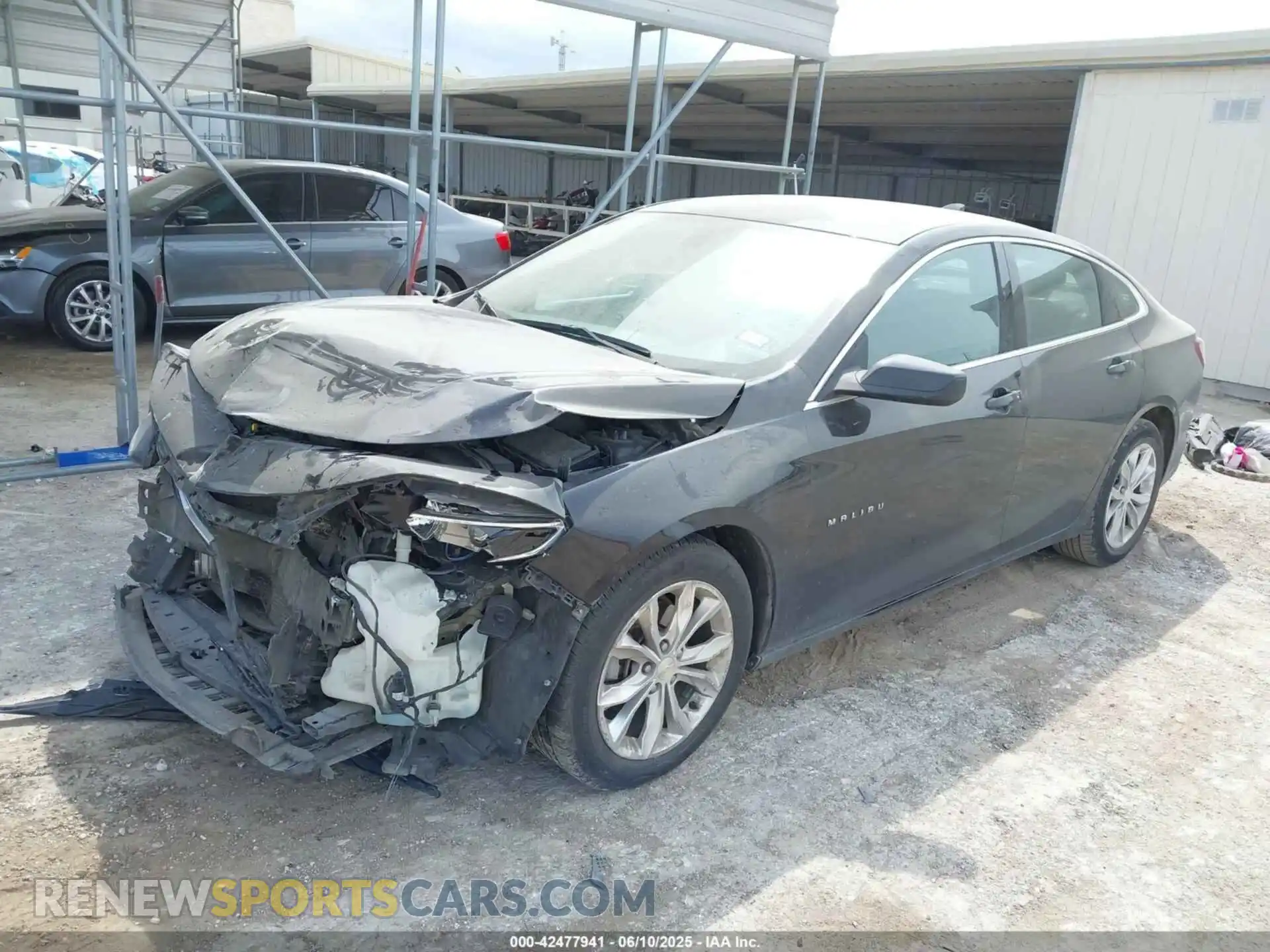 2 Photograph of a damaged car 1G1ZD5ST9MF071211 CHEVROLET MALIBU 2021