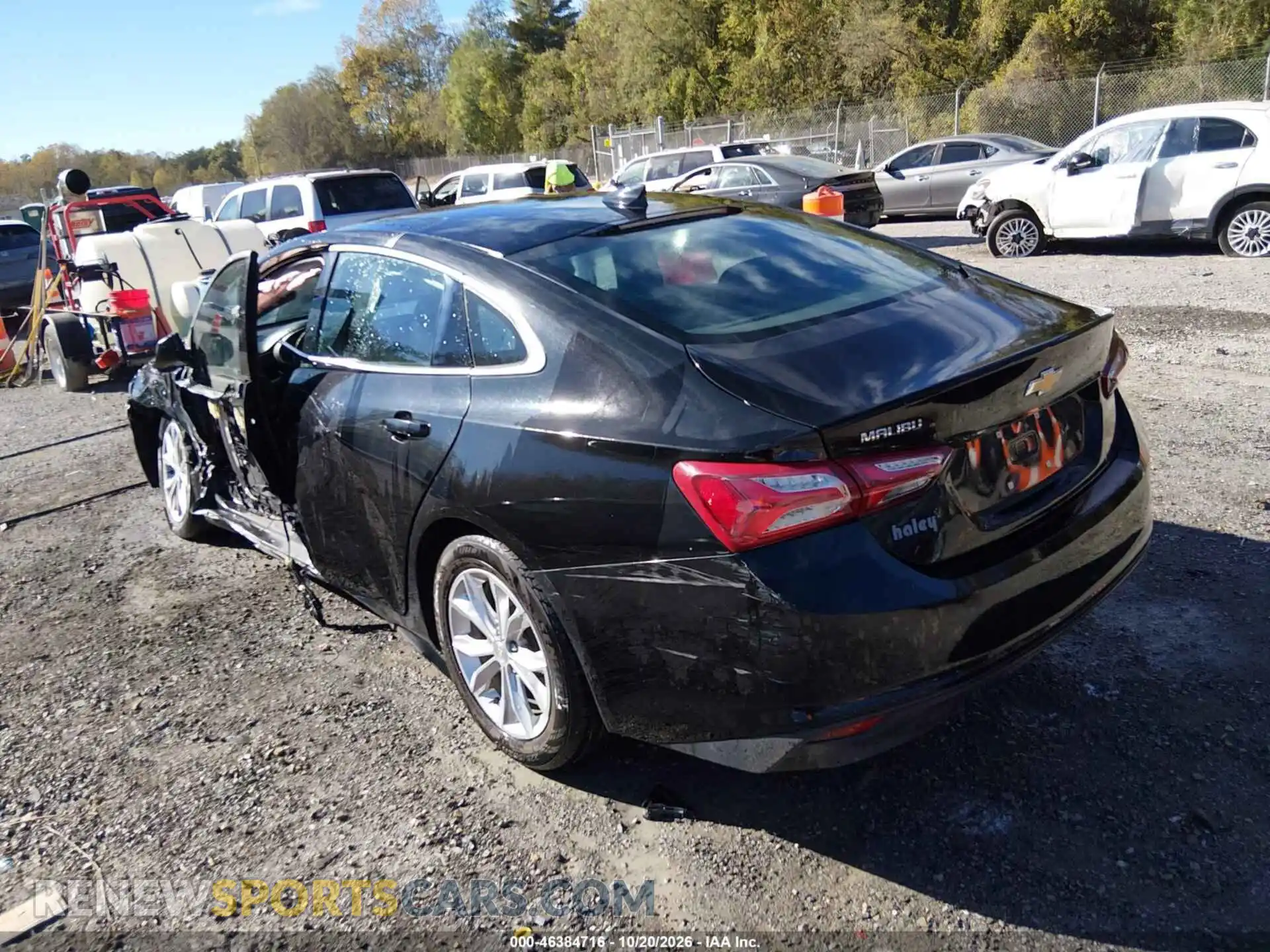 3 Фотография поврежденного автомобиля 1G1ZD5ST9MF072004 CHEVROLET MALIBU 2021