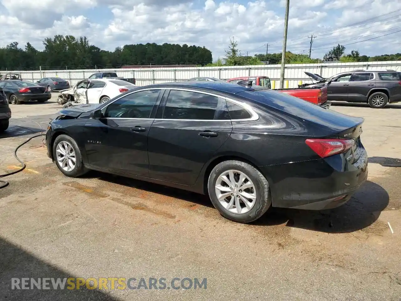 2 Photograph of a damaged car 1G1ZD5ST9MF077705 CHEVROLET MALIBU 2021