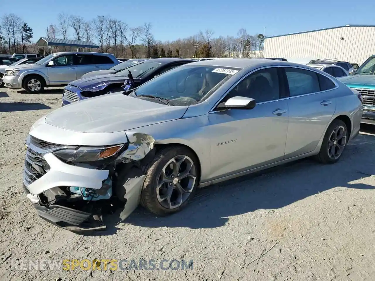 1 Photograph of a damaged car 1G1ZD5STXMF002656 CHEVROLET MALIBU 2021