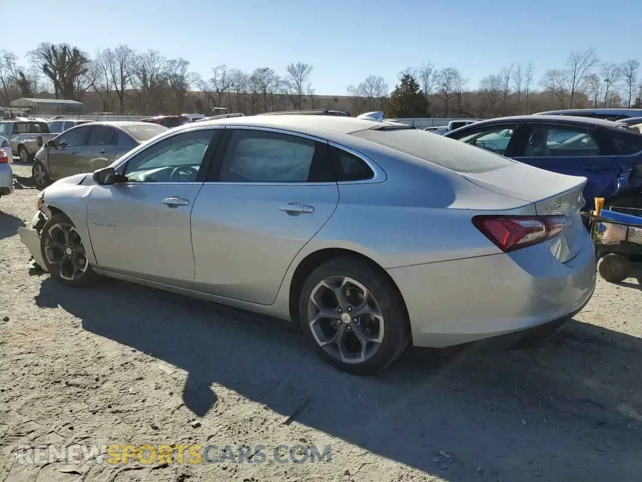2 Photograph of a damaged car 1G1ZD5STXMF002656 CHEVROLET MALIBU 2021