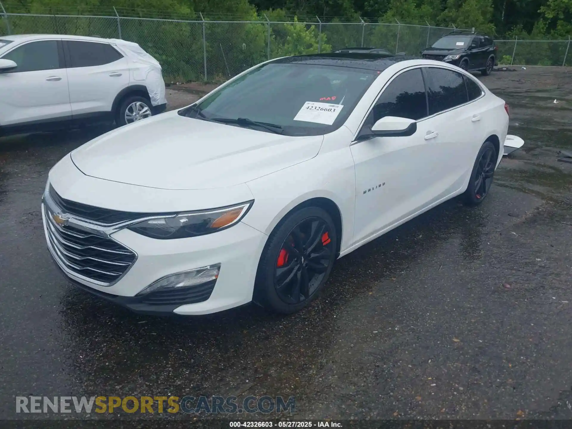 2 Photograph of a damaged car 1G1ZD5STXMF010935 CHEVROLET MALIBU 2021