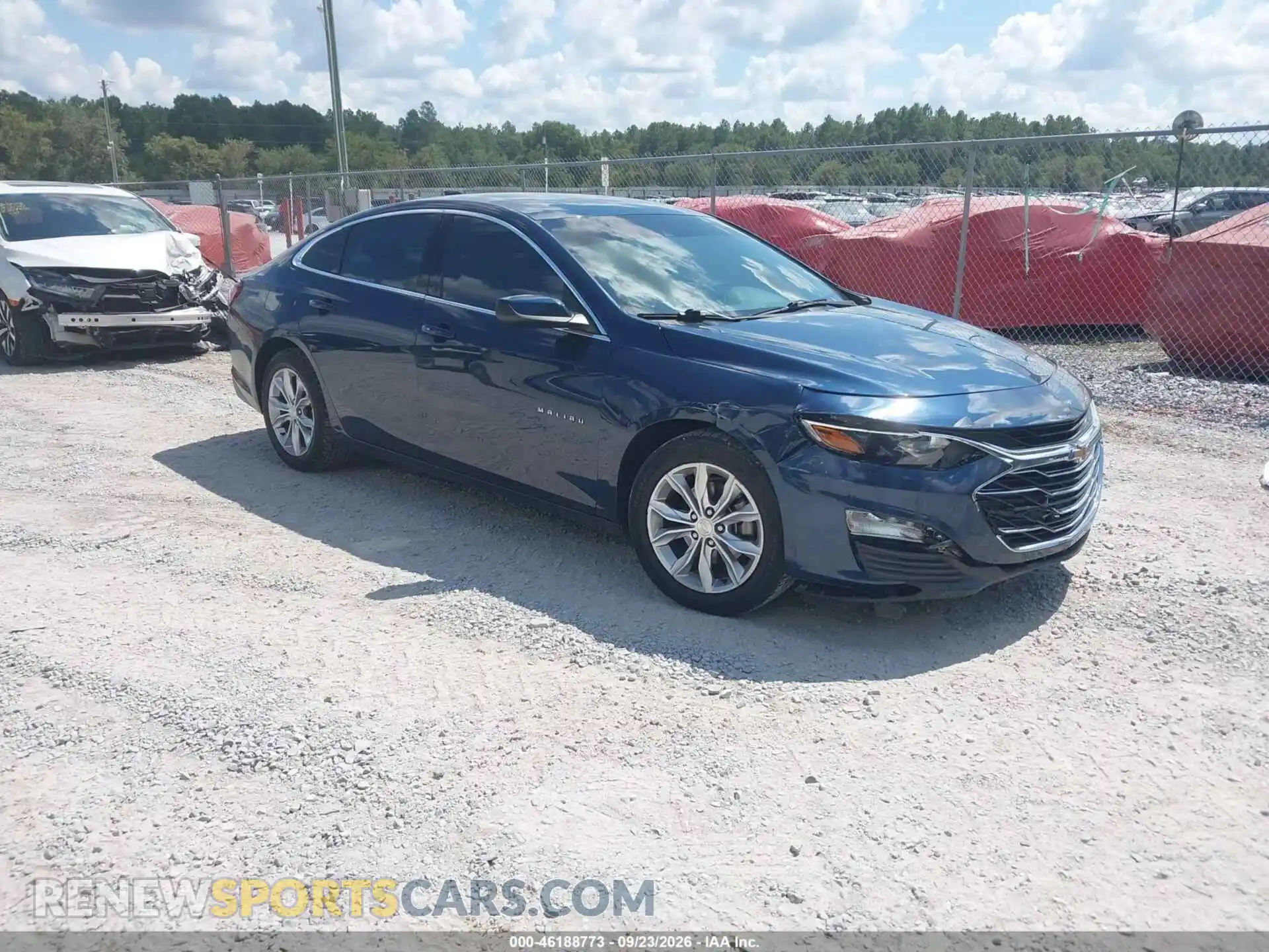 1 Photograph of a damaged car 1G1ZD5STXMF011826 CHEVROLET MALIBU 2021