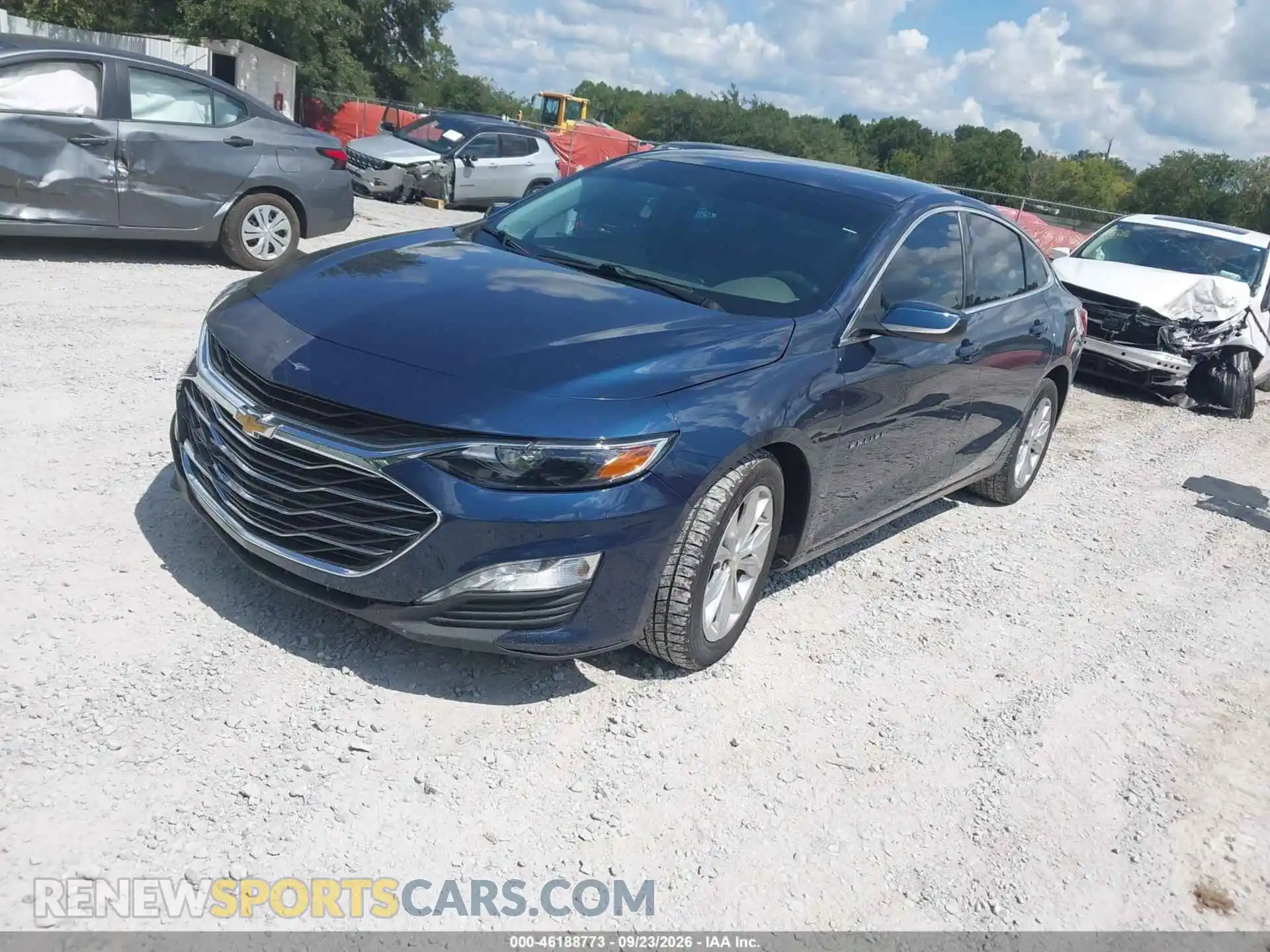 2 Photograph of a damaged car 1G1ZD5STXMF011826 CHEVROLET MALIBU 2021