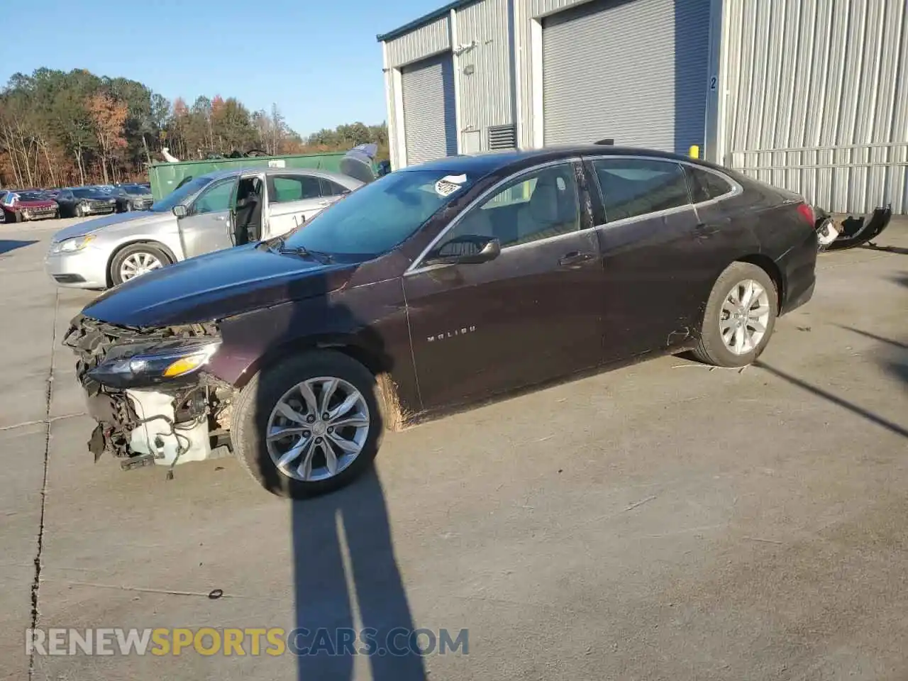 1 Photograph of a damaged car 1G1ZD5STXMF018839 CHEVROLET MALIBU 2021