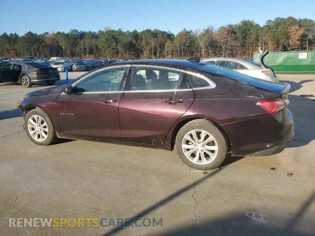 2 Photograph of a damaged car 1G1ZD5STXMF018839 CHEVROLET MALIBU 2021