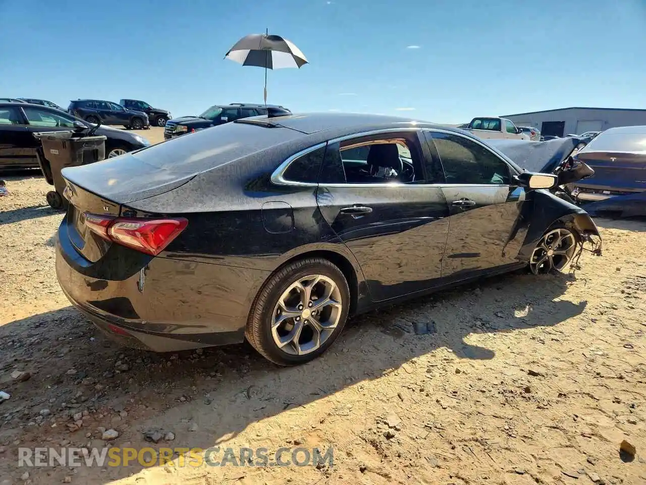 3 Photograph of a damaged car 1G1ZD5STXMF020462 CHEVROLET MALIBU 2021