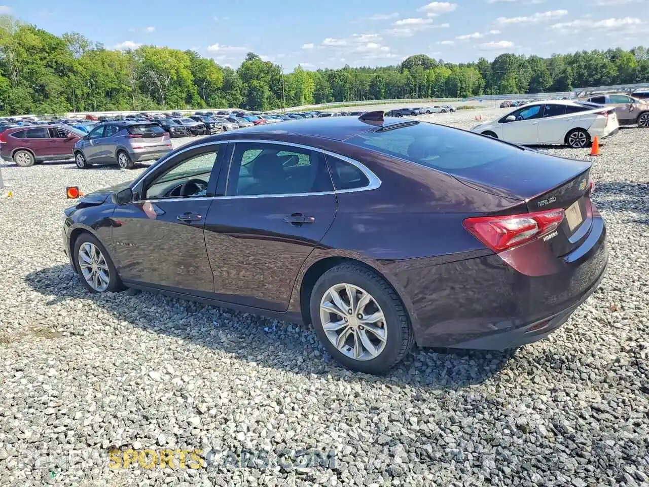 2 Photograph of a damaged car 1G1ZD5STXMF023362 CHEVROLET MALIBU 2021