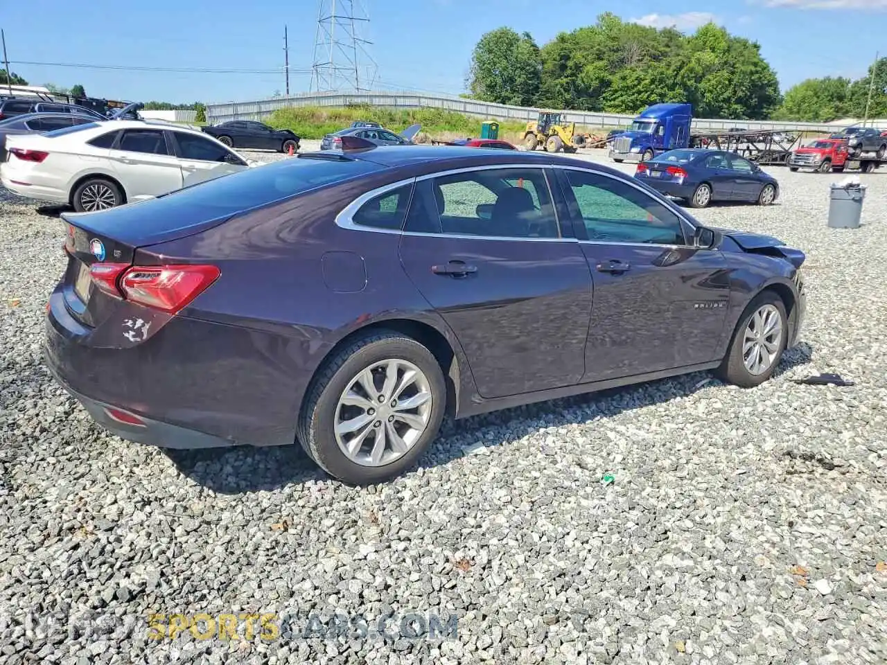 3 Photograph of a damaged car 1G1ZD5STXMF023362 CHEVROLET MALIBU 2021