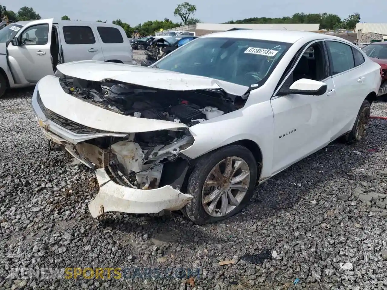 1 fotografías del automóvil dañado 1G1ZD5STXMF026875 CHEVROLET MALIBU 2021