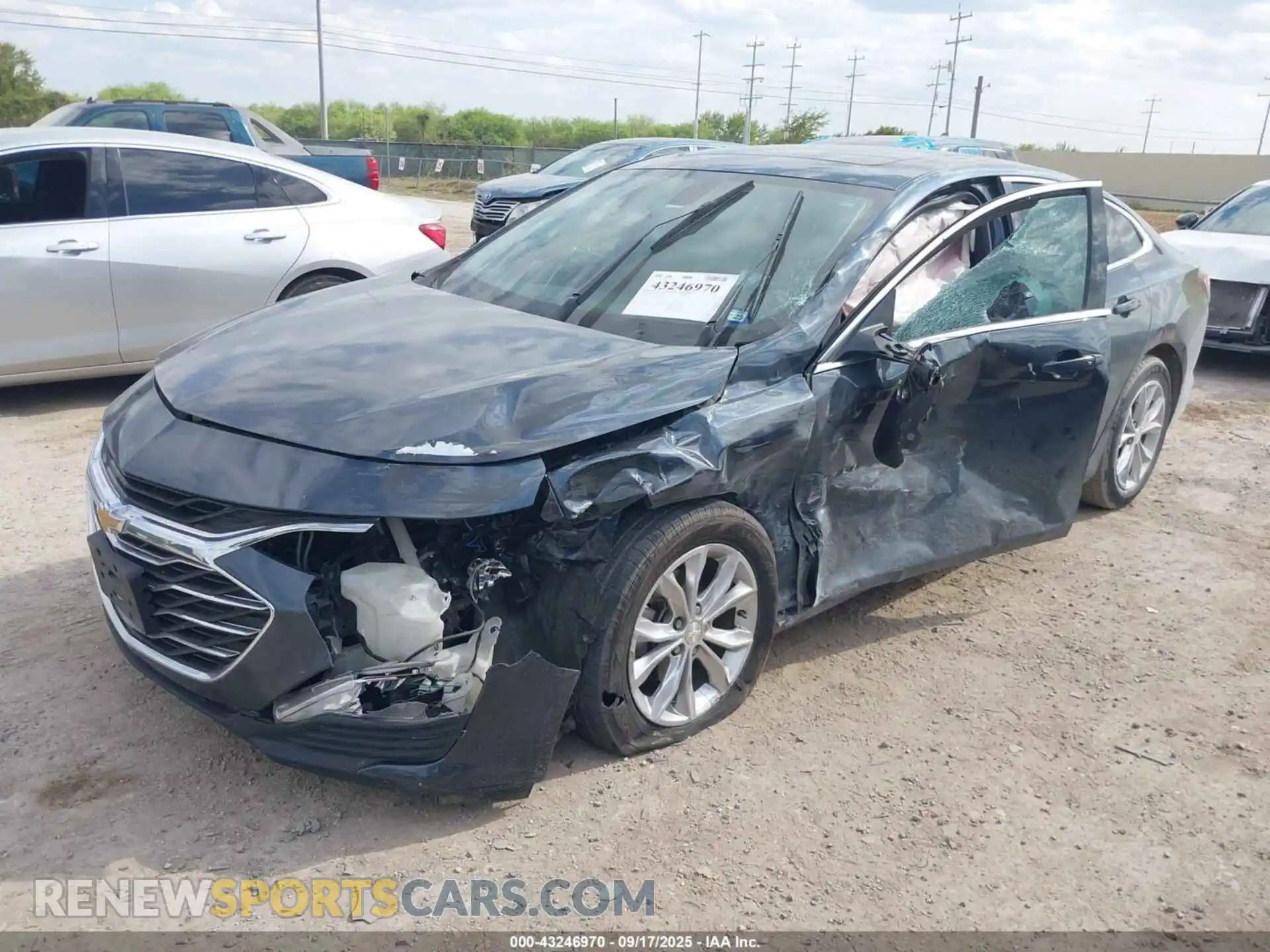 2 Photograph of a damaged car 1G1ZD5STXMF026939 CHEVROLET MALIBU 2021