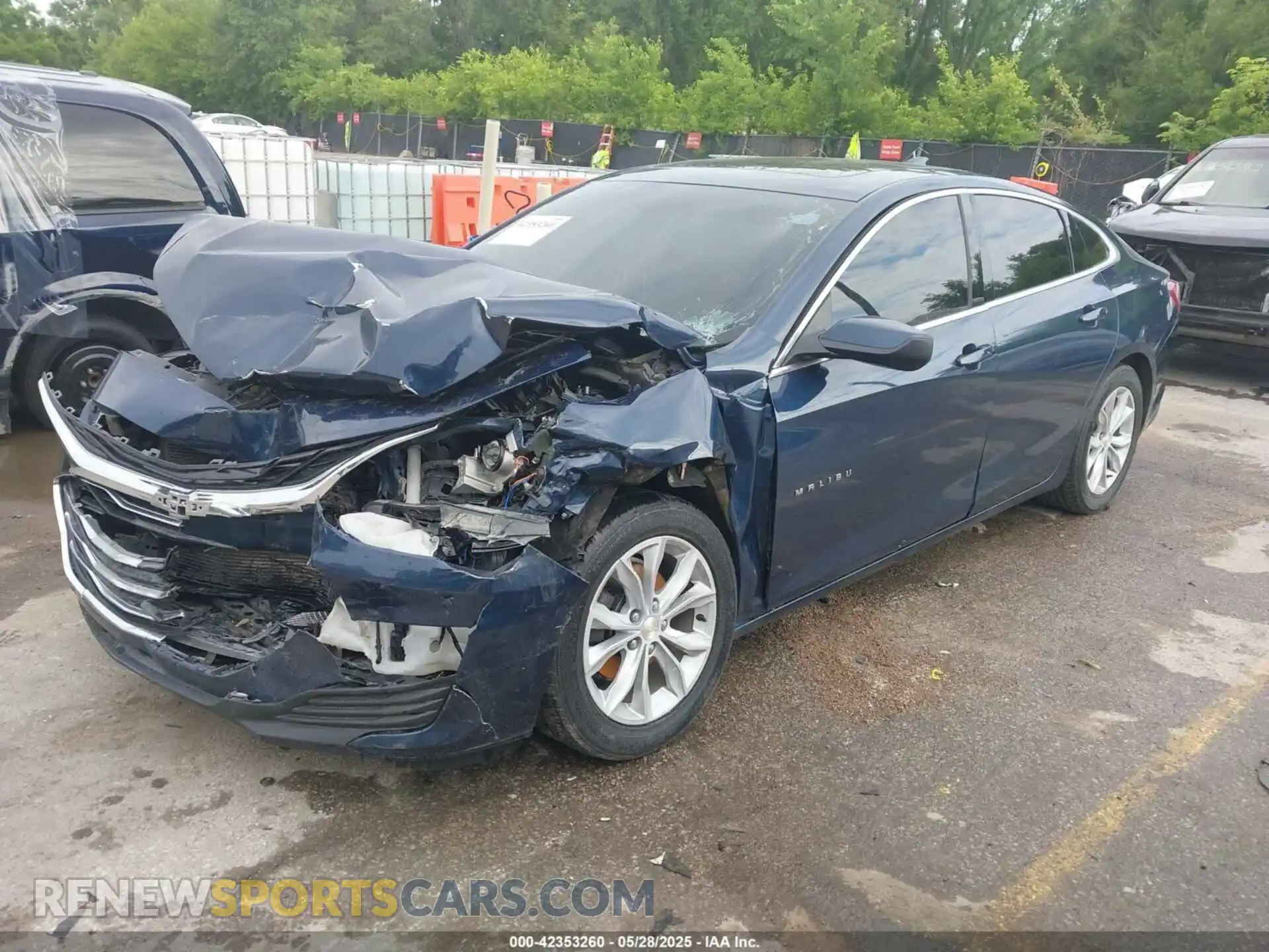 2 Photograph of a damaged car 1G1ZD5STXMF029663 CHEVROLET MALIBU 2021