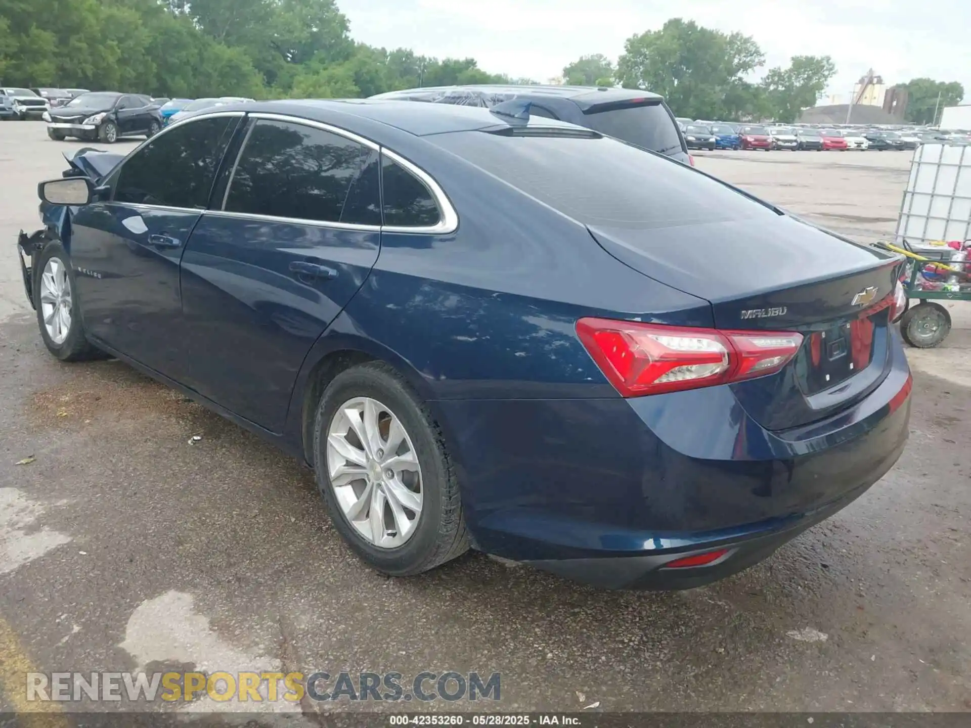 3 Photograph of a damaged car 1G1ZD5STXMF029663 CHEVROLET MALIBU 2021