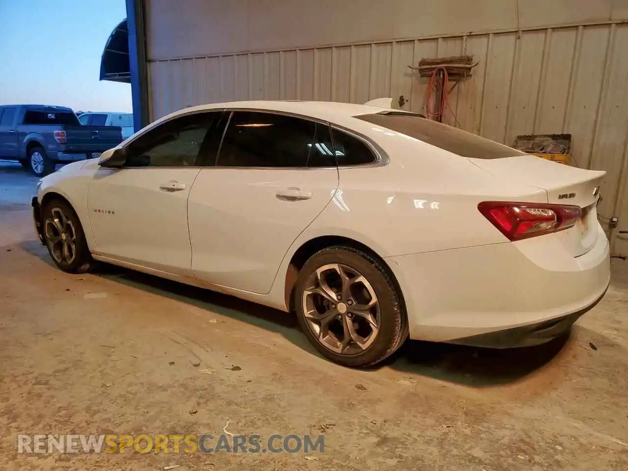 2 Photograph of a damaged car 1G1ZD5STXMF029758 CHEVROLET MALIBU 2021