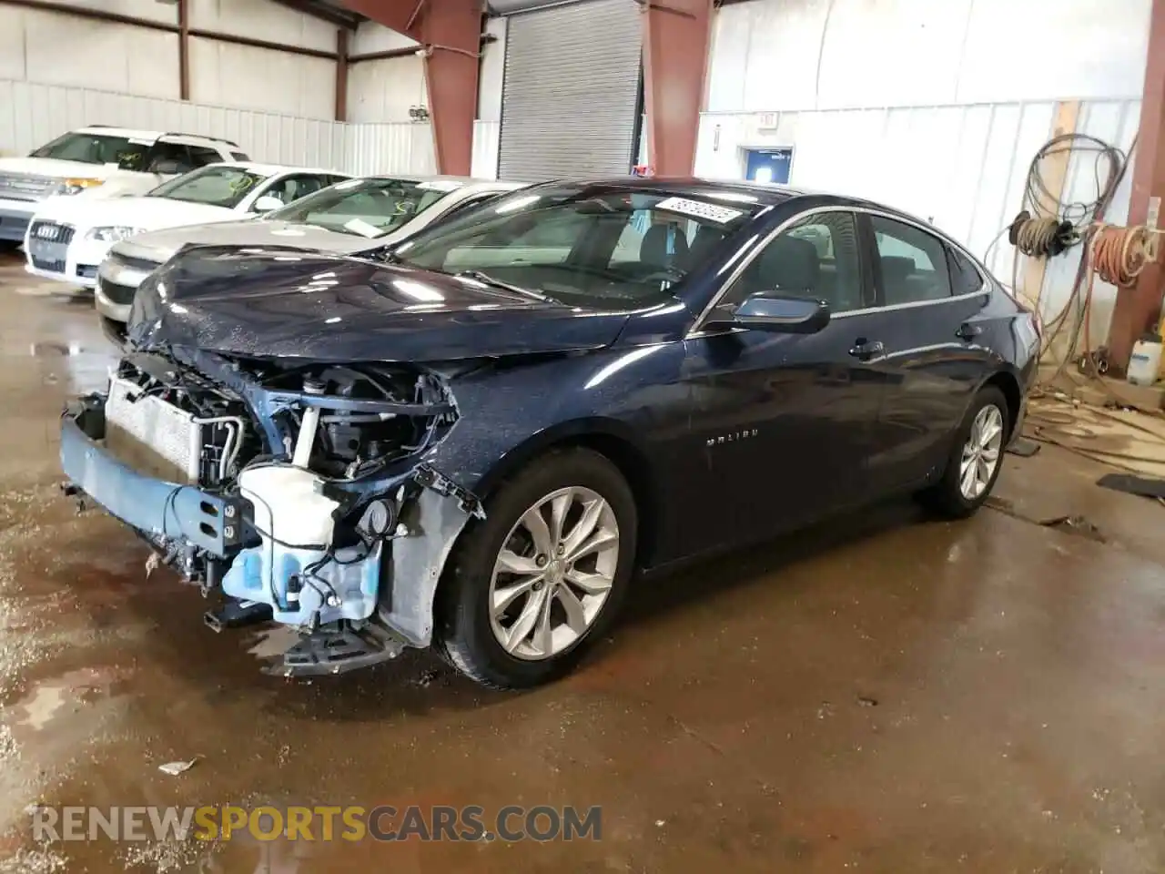 1 Photograph of a damaged car 1G1ZD5STXMF033602 CHEVROLET MALIBU 2021