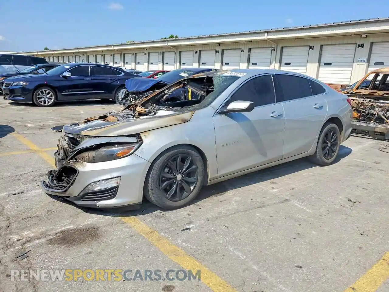 1 Photograph of a damaged car 1G1ZD5STXMF038265 CHEVROLET MALIBU 2021