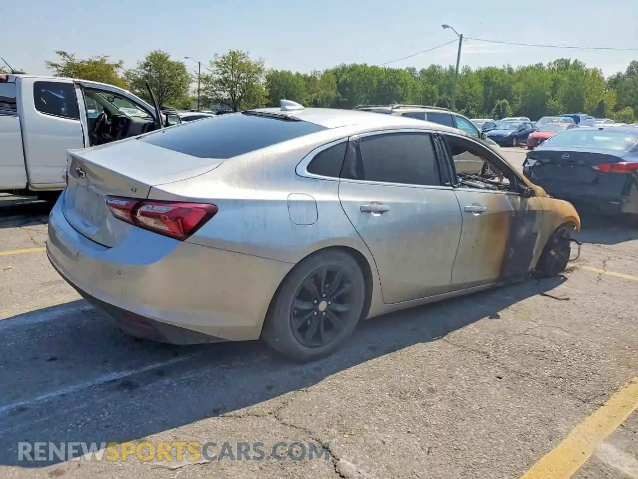 3 Photograph of a damaged car 1G1ZD5STXMF038265 CHEVROLET MALIBU 2021