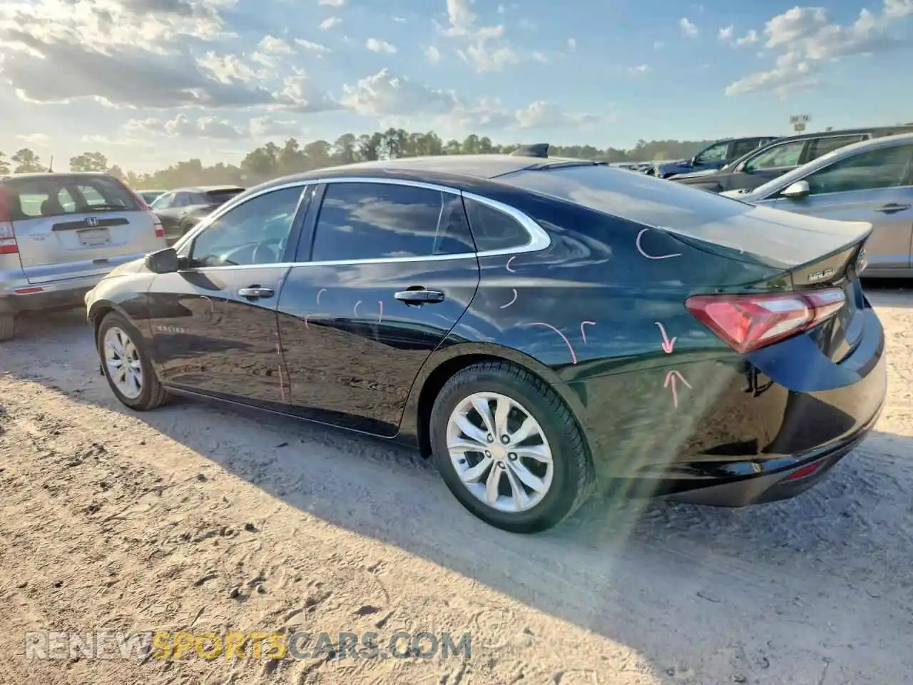 2 Фотография поврежденного автомобиля 1G1ZD5STXMF050982 CHEVROLET MALIBU 2021