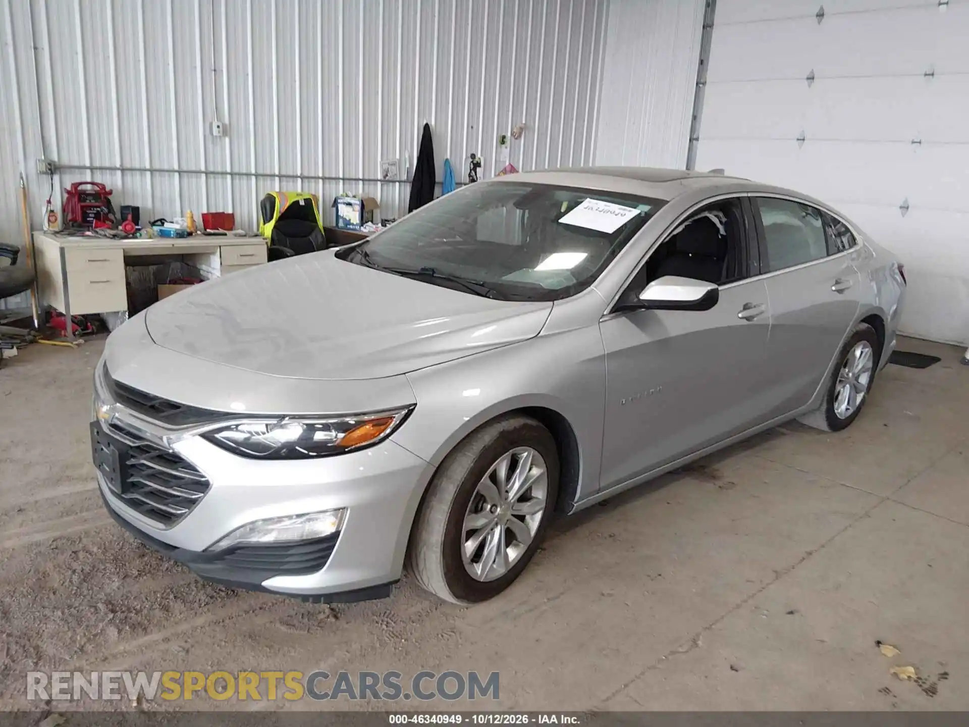 2 Photograph of a damaged car 1G1ZD5STXMF051646 CHEVROLET MALIBU 2021