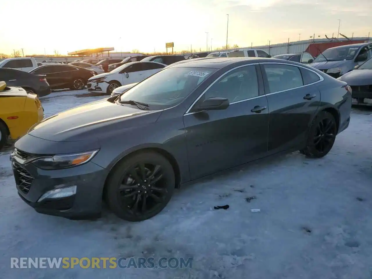 1 Photograph of a damaged car 1G1ZD5STXMF053283 CHEVROLET MALIBU 2021