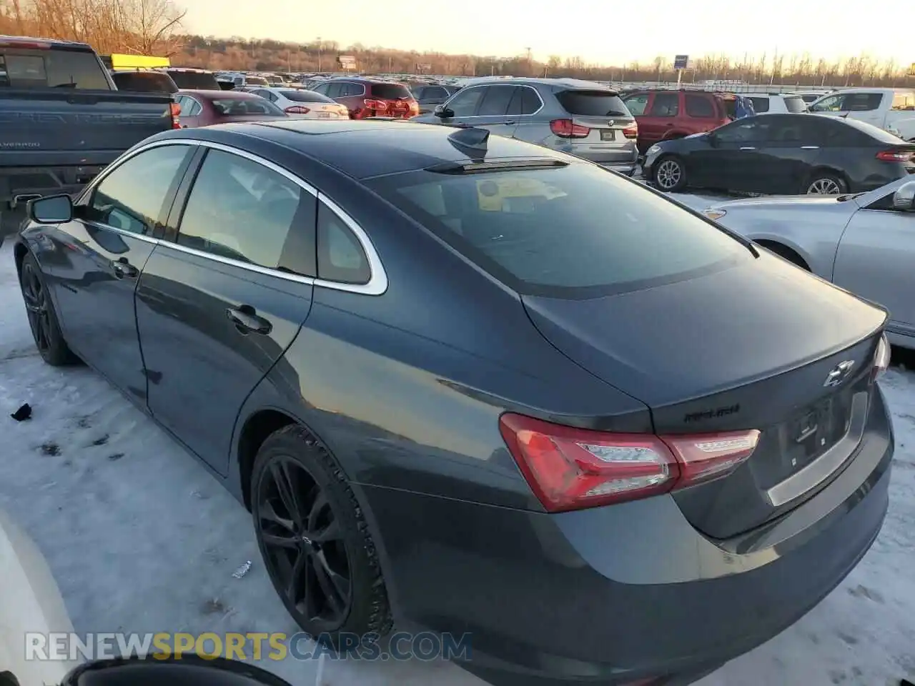 2 Photograph of a damaged car 1G1ZD5STXMF053283 CHEVROLET MALIBU 2021