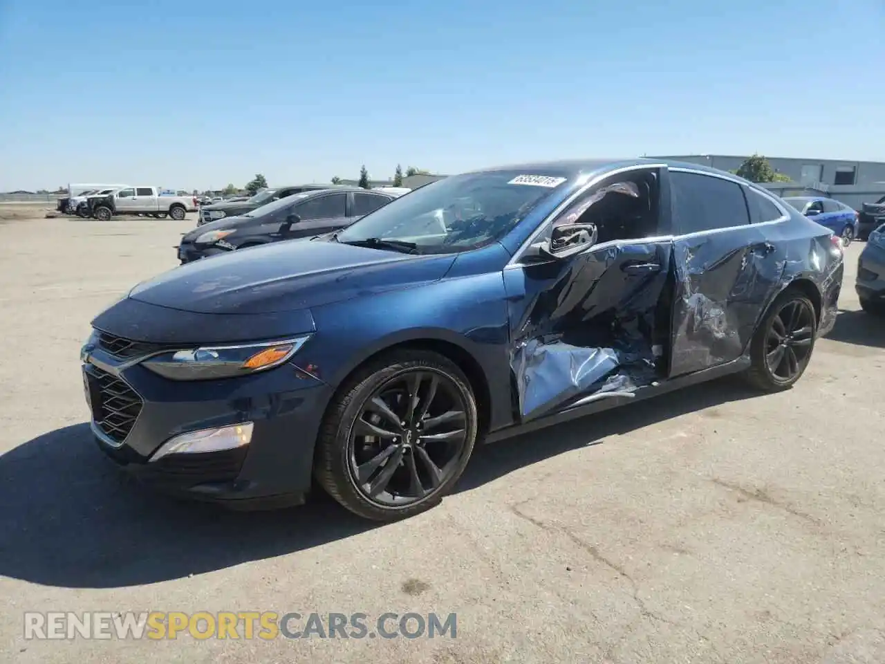 1 Photograph of a damaged car 1G1ZD5STXMF055566 CHEVROLET MALIBU 2021