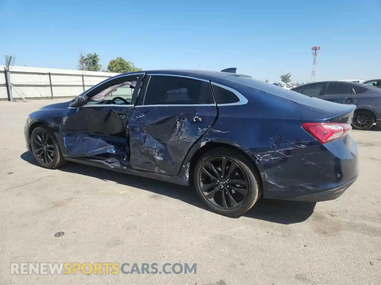 2 Photograph of a damaged car 1G1ZD5STXMF055566 CHEVROLET MALIBU 2021