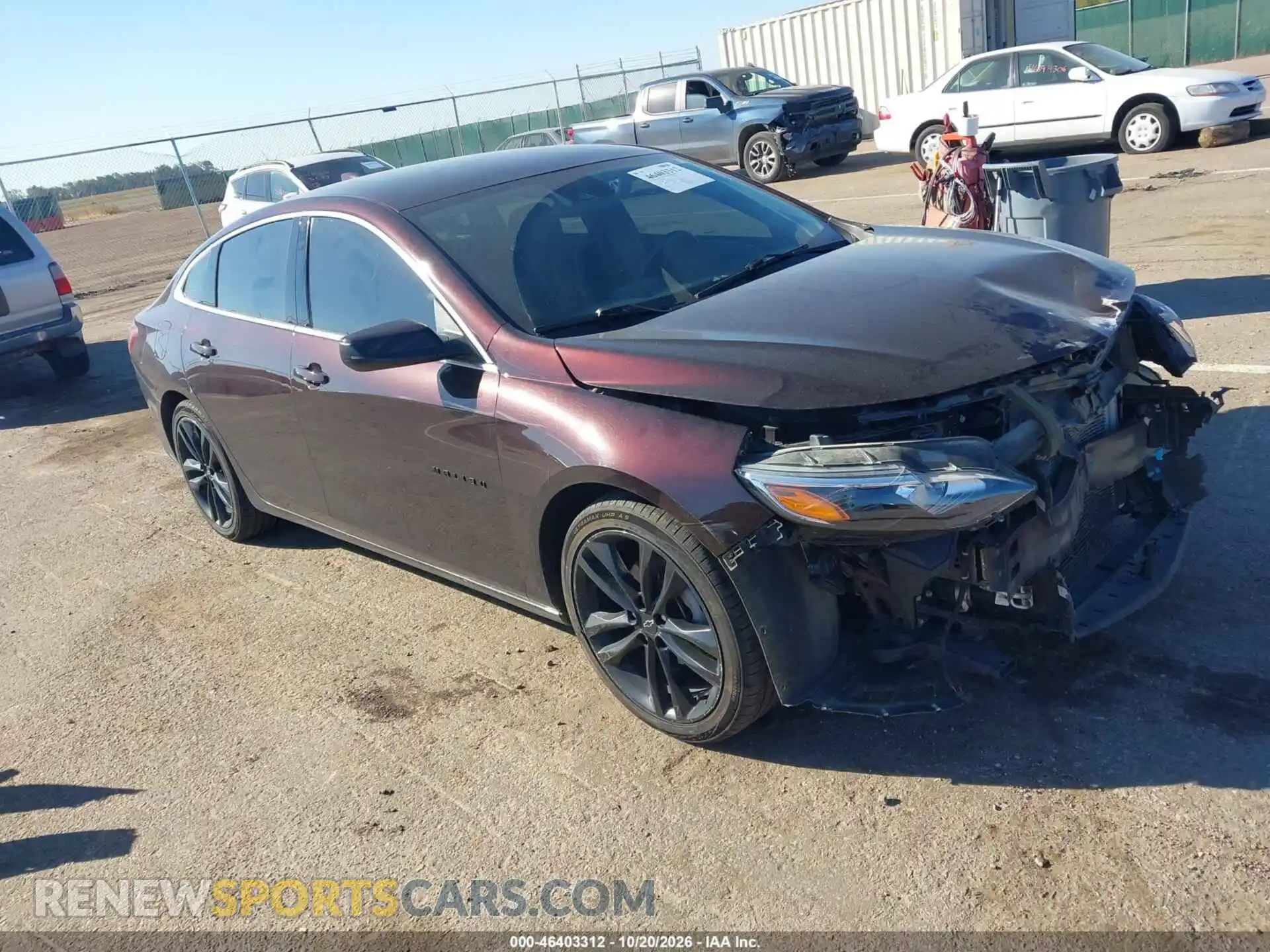 1 Photograph of a damaged car 1G1ZD5STXMF058807 CHEVROLET MALIBU 2021