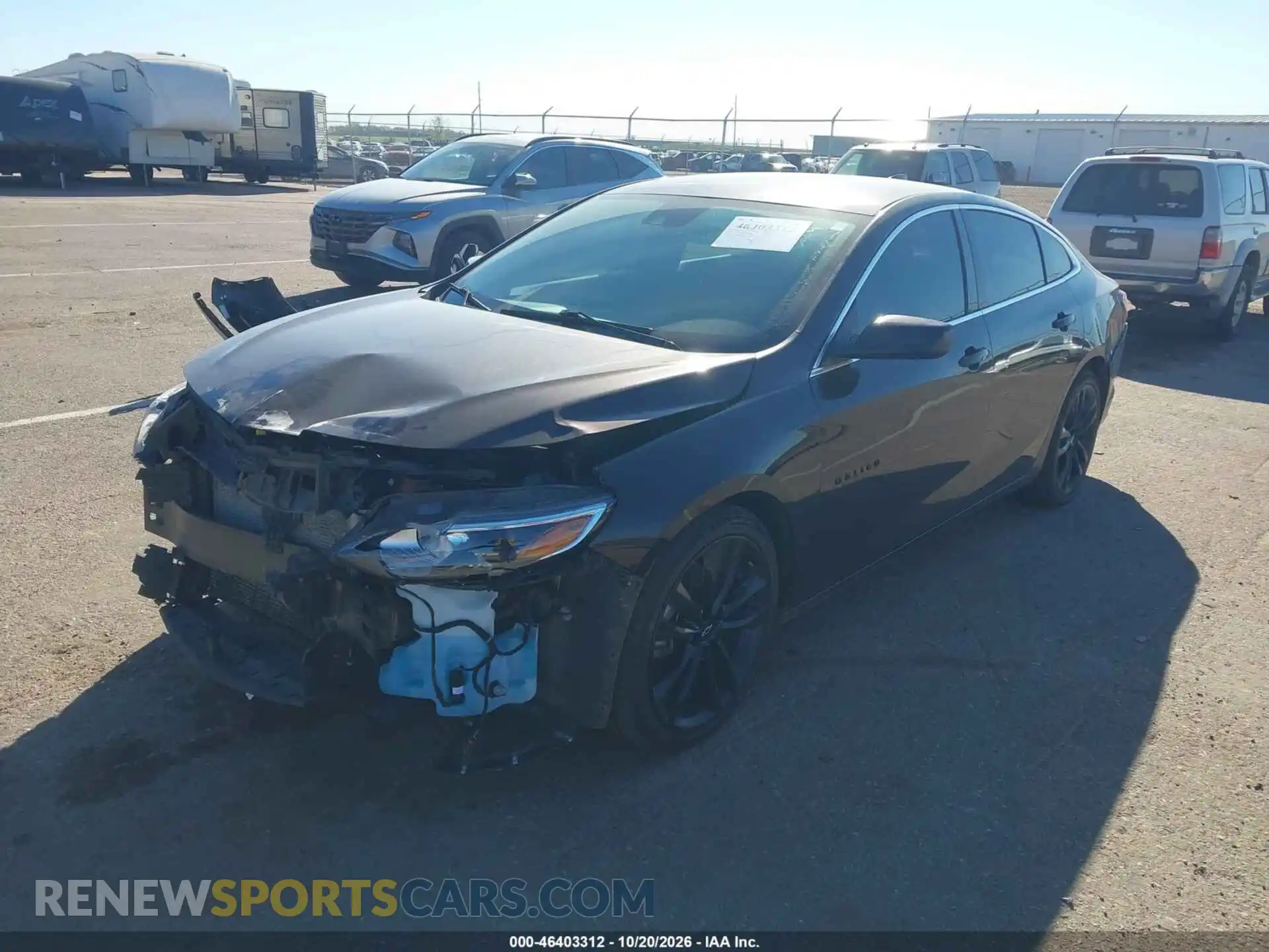 2 Photograph of a damaged car 1G1ZD5STXMF058807 CHEVROLET MALIBU 2021