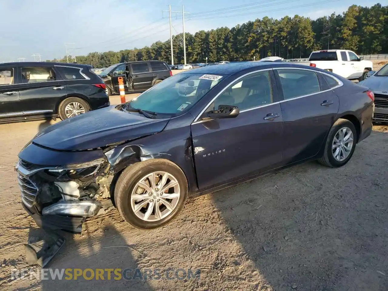 1 Photograph of a damaged car 1G1ZD5STXMF060735 CHEVROLET MALIBU 2021